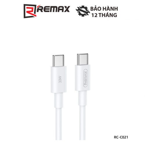 Cáp Sạc Nhanh Remax RC-C021 30W Cổng Type C ra Type C Dài 1M - 2M