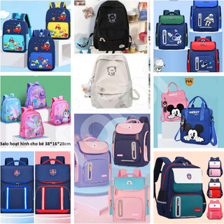 [FREESHIP] BALO HỌC SINH GẤU CHỐNG GÙ BL-14L, PHI HÀNH GIA, XE Ô TÔ, GẤU ĐEN, GẤU HỒNG, HOÀNG GIA, HOẠT HÌNH CHO BÉ