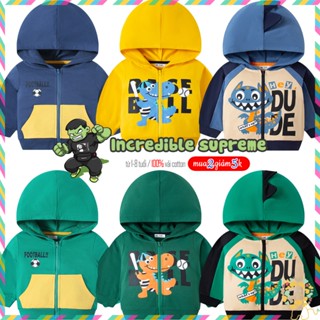 Áo khoác Hoodie cho bé BETOP áo nỉ có mũ bé trai họa tiết đáng yêu chất cotton hàng xuất khẩu 2025