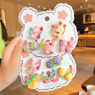 Set 10 dây cột tóc cho bé cute đáng yêu xinh xắn mã t-06