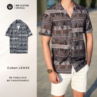 Sơ mi nam Lewis MK CLEVER chất liệu lụa mềm mịn, thoáng mát