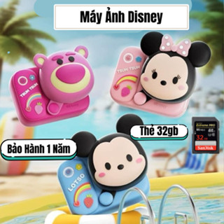 Máy Ảnh Kỹ Thuật Số MINI DISNEY, Quà Tặng Trò Chơi Cho Các Bé, Máy Ảnh Kép, Màn Hình HD, TẶNG KÈM THẺ NHỚ 32GB