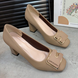 Giày búp bê cao gót 5Cm & 7Cm Giày gót vuông nữ công sở thanh lịch Xưởng Giày Bánh Bèo Caogotmiuvuong