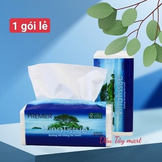 1 Gói lẻ khăn giấy rút lụa Premier Vinatissue 280 tờ