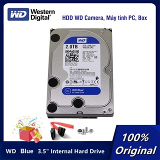 ổ cứng HDD WD Blue 2TB/1TB/500GB tháo máy, Sk 100% - Dùng cho Máy tính PC, Box, camera giám sát