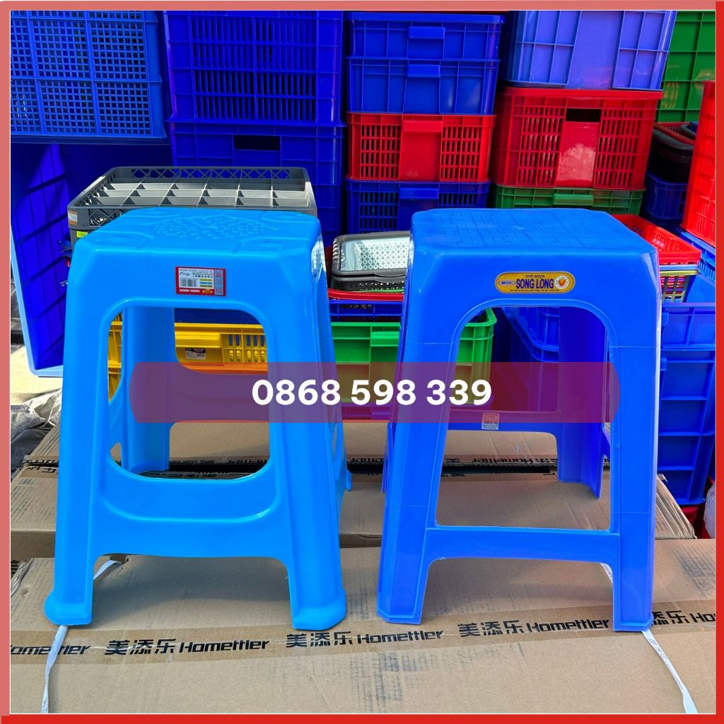 Ghế nhựa cao, ghế đẩu cao kẻ mới | BigBuy360 - bigbuy360.vn