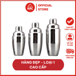  Bình lắc Shaker pha chế cocktail trà sữa chất liệu inox đủ size 350ml 550ml 750ml cao cấp loại 1 