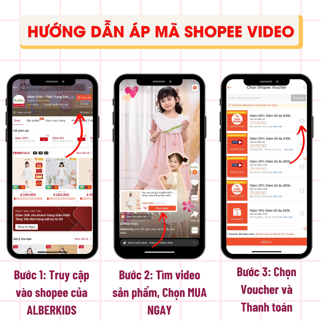 Áo sơ mi cho bé gái ALBER KIDS cam phối cổ trắng công chúa xinh đẹp cho trẻ em 2,3,4,5,6,7,8,9,10,11,12 tuổi AG0164