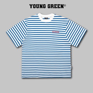 [Hà Nội] Áo Thun Sọc BASIC STRIPED - YOUNG GREEN [ygshop.hanoi]
