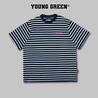 [Hà Nội] Áo Thun Sọc BASIC STRIPED - YOUNG GREEN [ygshop.hanoi]