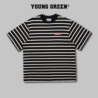 [Hà Nội] Áo Thun Sọc BASIC STRIPED - YOUNG GREEN [ygshop.hanoi]