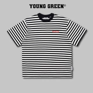 [Hà Nội] Áo Thun Sọc BASIC STRIPED - YOUNG GREEN [ygshop.hanoi]