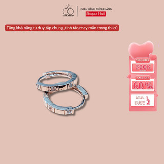 Bông tai nữ Tyche Moon kiểu dáng Hàn Quốc phong cách trẻ trung phù hợp đeo đi học, đi chơi, đi làm TYCHE JEWELRY