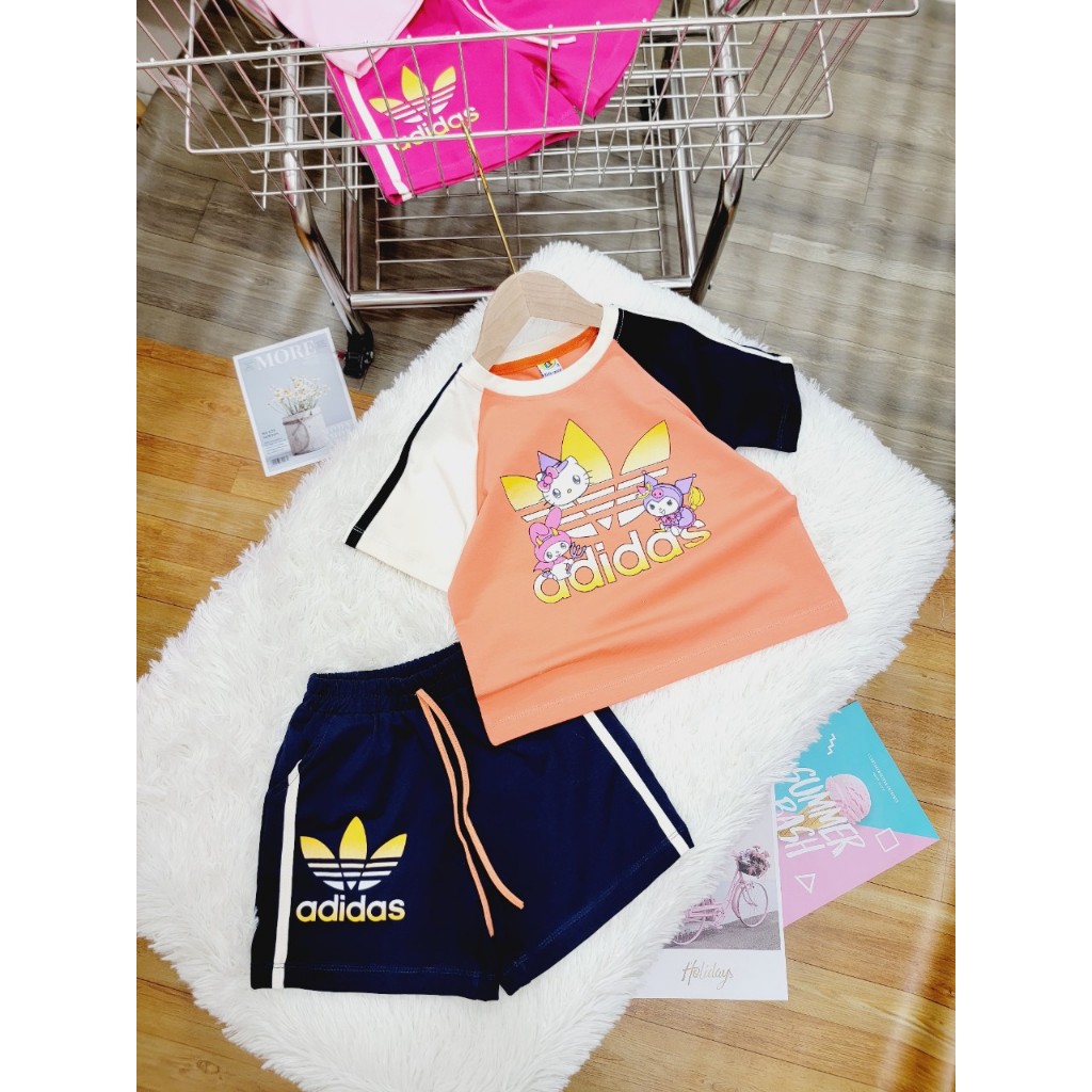 BỘ THỂ THAO THUN COTTON CHO BÉ GÁI