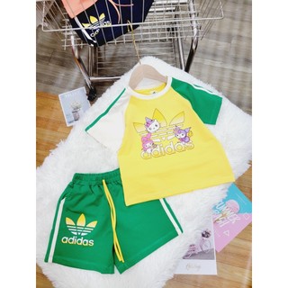 BỘ THỂ THAO THUN COTTON CHO BÉ GÁI