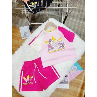 BỘ THỂ THAO THUN COTTON CHO BÉ GÁI