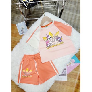 BỘ THỂ THAO THUN COTTON CHO BÉ GÁI