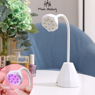 Đèn hơ móng tích điện hình bông hoa cao cấp (kèm dây sạc USB)