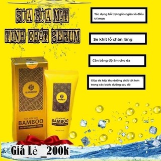 Sữa rửa mặt tinh chất serum bamboo