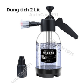 Bình tạo bọt tuyết rửa xe AutoCar Bình xịt bọt tuyết rửa xe cầm tay Bình xịt tạo bọt tuyết Bình phun bọt tuyết 2000ml