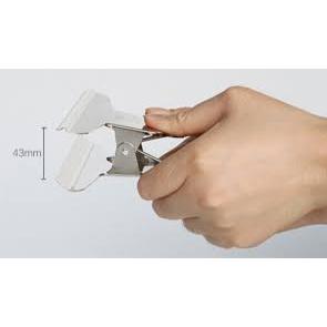 Kẹp giấy bướm inox 76 - 102mm - 145mm, lò xo siêu bền cao cấp