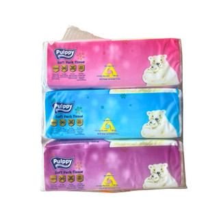 Khăn giấy rút Pulppy Polar Bear chính hãng