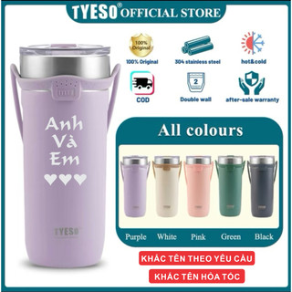 TYESO CAO CẤP 550ML - 710ML + QUAI XÁCH + ỐNG HÚT TYESO + CỌ VỆ SINH + TICKER