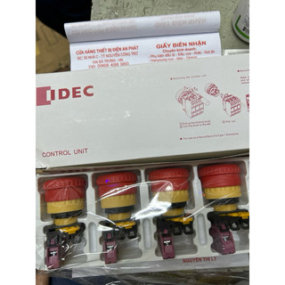 YW1B-V4E01R Nút nhấn dừng khẩn phi 22 IDEC