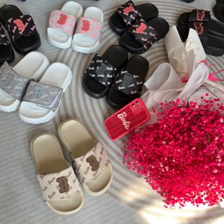   MẪU HOT  Dép Barbie B kim tuyến lấp lánh quai dán năng động nam nữ đi êm chân MẪU MỚI 2024 