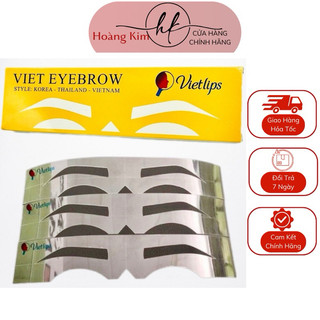 Bộ Khuôn Vẽ Chân Mày Vietlips 5 Dáng Có Lẻ