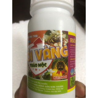 Chế phẩm vi sinh Tribi 240 ml giúp xua đuổi ruồi vàng và sâu bọ hại cây ☘️ (mẫu chai mới)