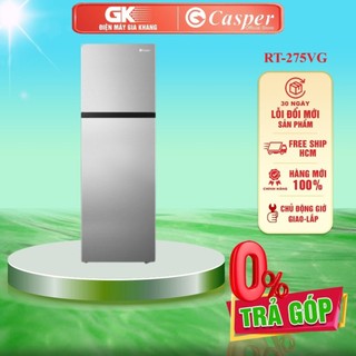 Rt-275vg - tủ lạnh casper inverter 261 lít rt-275vg - bảo hành chính hãng - miễn phí giao hcm