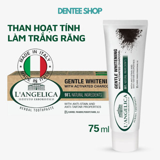 Kem đánh răng thảo dược L'Angelica Charcoal Gentle Whitening làm trắng răng với than hoạt tính