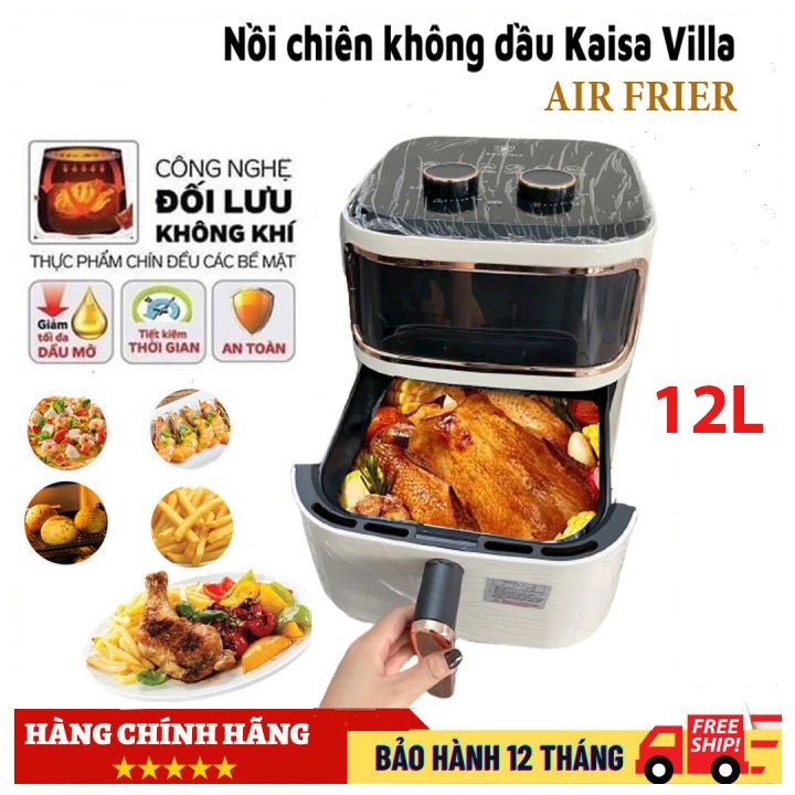 Nồi chiên không dầu 12L Kaisa Villa