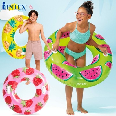 Phao bơi tròn sắc màu 1m07 INTEX 56261