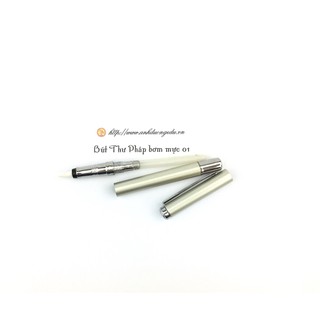 Bút luyện chữ đẹp Bút Thư Pháp bơm mực 01 - 926 màu trắng