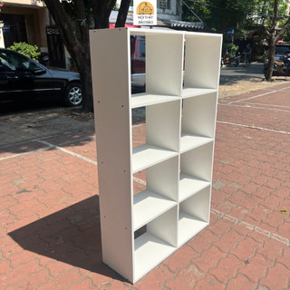 Kệ gỗ để sàn nhà kệ sách gỗ trang trí nhà cửa chất liệu MDF hiện đại - X25