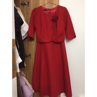 váy đỏ sz L eo 75-79 new 99% mặc ăn cưới 1 lần