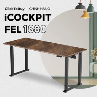 Bàn nâng hạ tăng giảm chiều cao iCockpit FEL-1880 4 chân 2 mô tơ, vững chắc nhất thị trường