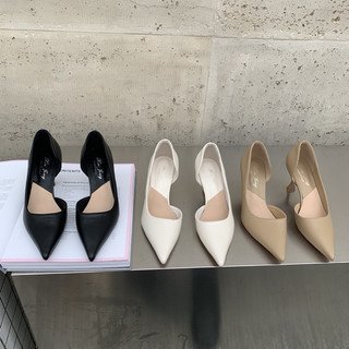 Giày cao gót mũi nhọn hở eo Bigsize 35-42.