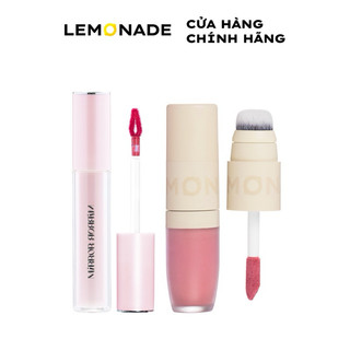 Combo Son Bóng Mirror Mirror Water Tint Ver2 & Má Kem Mịn Lì Thuần Chay Perfect Couple 5 Years