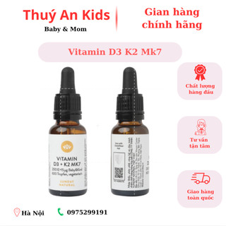 Vitamin d3 k2 mk7 sunday natural 20ml đức