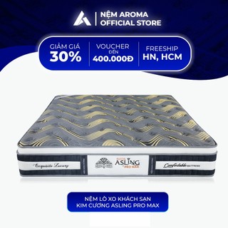 Nệm Lò Xo Kim Cương Asling Pro Max - Êm Đàn Hồi Thoáng Khí - Bảo hành chính hãng 7 năm
