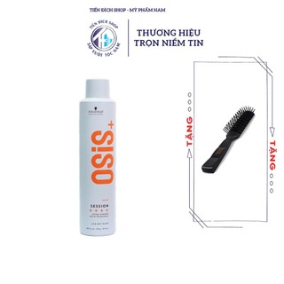 - Gôm xịt tóc Osis+ 3 Session Finish 300ml Đức + Tặng lược Chaoba cao cấp