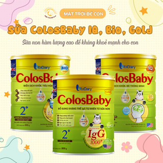 Sữa bột colosbaby gold,bio,iq 0+,1+,2+ vitadairy lon 800g