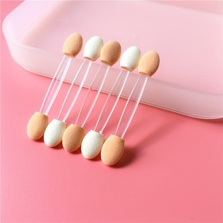 🍀Set 10 cây cọ đánh phấn mắt, cọ tán bột phấn mắt 2 đầu mini 6cm