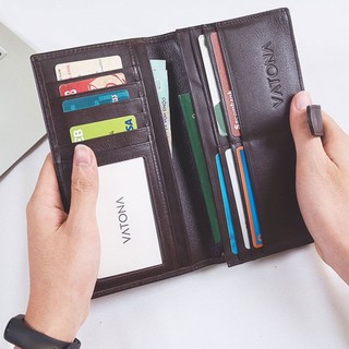 Ví da cao cấp đựng Giấy tờ ô tô 100% da bò thật - Ví Cầm tay