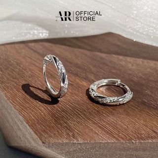Khuyên tai bạc nữ 925 khuyên tai khoen tròn Hola-Aura Silver-KT62