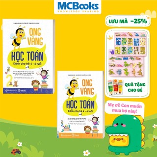 Sách Combo Ong Vàng Học Toán Dành Cho Trẻ 46 Tuổi Tập 3 Và Tập 4