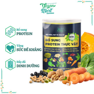 Bột bổ sung protein thực vật - 10 loại đậu hạt và rau củ - vegan mart